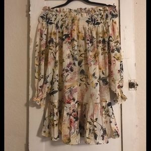 Off the Shoulder Floral Dress